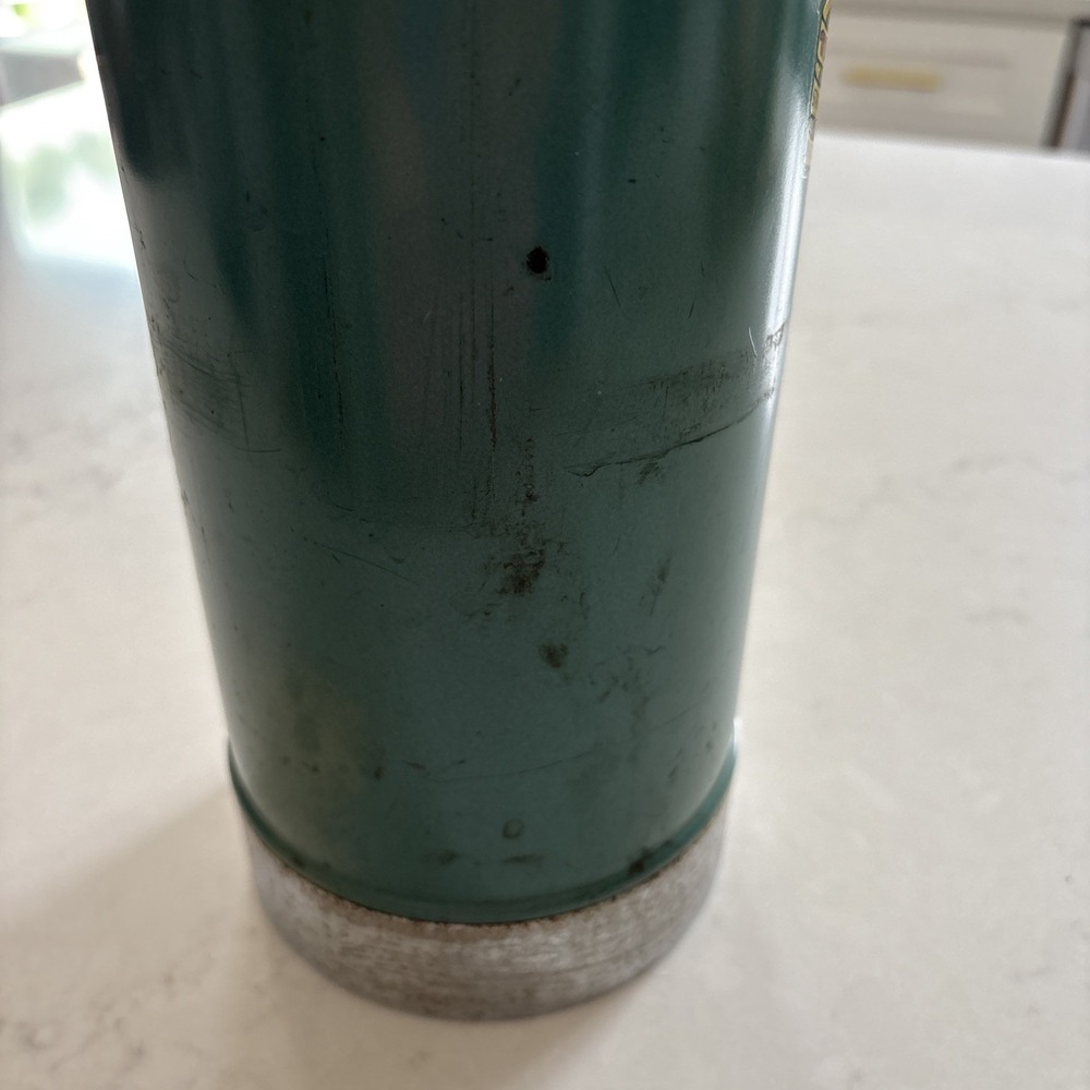 Vintage Stanley Super Vac‎ Stainless Steel Lined Thermos USA N945 Red Label - Picture 6 of 7